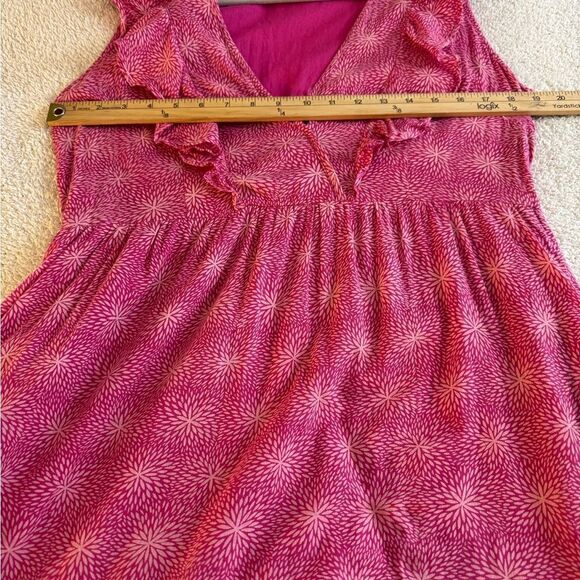 Banjanan Dress‎ Womens Sz Large Banjanan Beautiful Super Soft Maxi Cotton Tiered - Picture 7 of 14